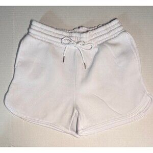 IF IT WERE ME Women’s White Fleece Shorts Size M Elastic Waist w Pockets (Bx 24)